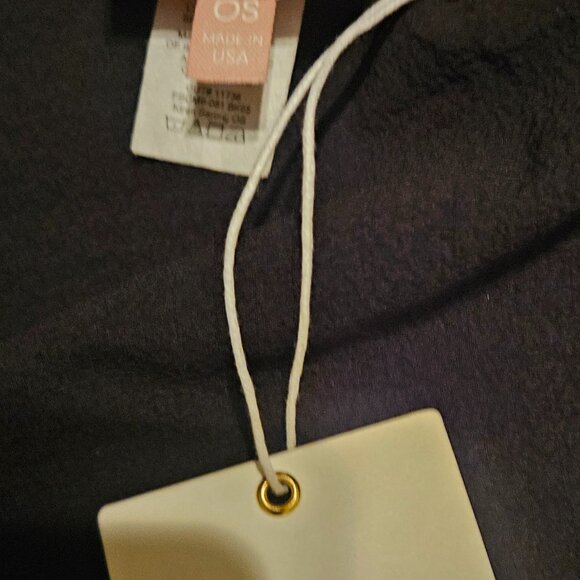 NWT Black Show Me Your Mumu Shawl Cape Wrap One size fits all - Picture 6 of 8